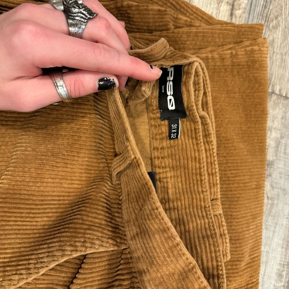 Like new rsq corduroys light brown baggy jean